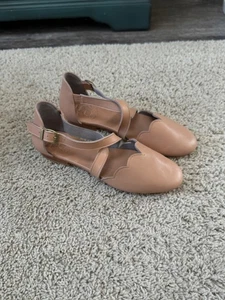 ELF Mangrove handgefertigte Leder Riemchen Mary Jane Ballerinas 9,5 - Bild 1 von 5