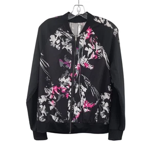 Fabletics Damen Übergangsjacke Reißverschluss schwarz/mehrfarbig Größe L - Bild 1 von 9