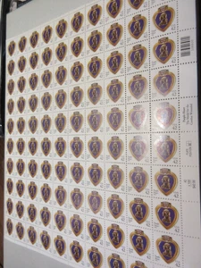 Mint NH US Scott # 4263 Purple Heart Sheet of 100 - Picture 1 of 1