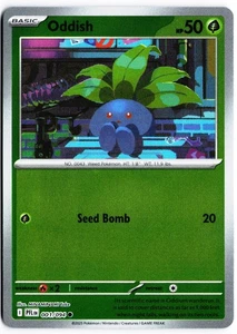 Pokemon Oddish Common Reverse Holo PFL 001/094 NM - Picture 1 of 2