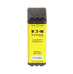 Eaton Bussmann TCF100RN Low-Peak CUBEFuse 100A 600Vac/300Vdc - Qty. 1 Fuse - Picture 1 of 6