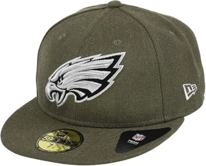 Philadelphia Eagles NFL Cap (Größe 7 5/8) Erwachsene New Era grün eng anliegende Mütze - neu - Bild 1 von 1