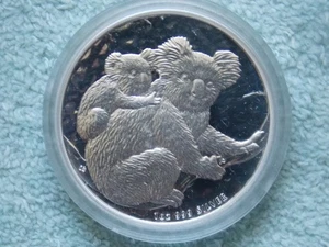 Koala de plata australiano 2008 1 oz Bu - Imagen 1 de 2