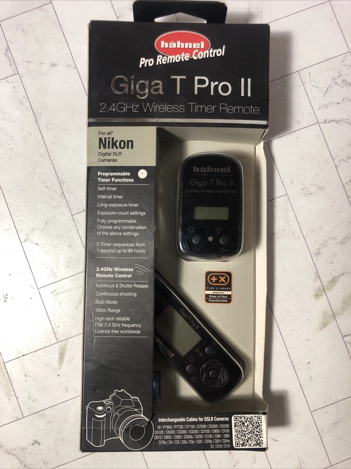 Hähnel Giga T Pro II 2.4Ghz Wireless Timer Remote for Nikon D810 D5500 D7200 - Image 1 of 4