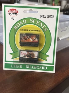 Model Power N Scale No 8576 Road Scenes Lighted Accessories - Picture 1 of 1