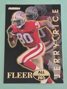 1994 Fleer Football JERRY RICE Fleer All Pro #9 San Francisco 49ers - Bild 1 von 2