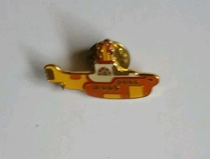 Yellow Submarine Hat Lapel Pin 1 1/4" #R7 - Picture 1 of 3