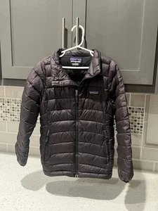 Patagonia Primaloft Quilted Nano Puff Black Kids Jacket- Size 7/8 - Picture 1 of 6
