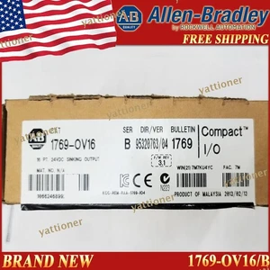 New in Box Allen-Bradley 1769-OV16/B CompactLogix 16Pt 24VDC Sink D/O Module AB - Picture 1 of 5