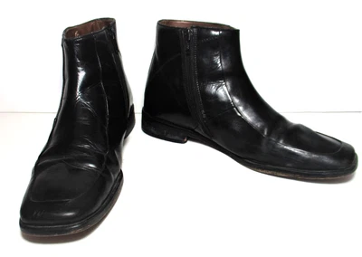 Botines Stacy Adams vintage años 80 para hombre cuero negro talla 7M para hombre Foto 1 de 4