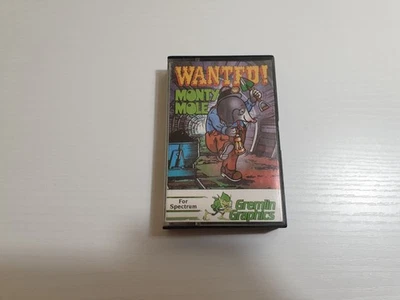 Wanted! Monty Mole (Green Spine) - Gremlin - Sinclair ZX Spectrum (Tested ✅) 🟩 - Image 1 of 4
