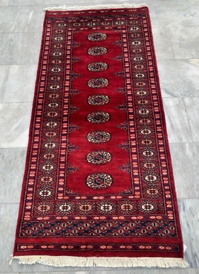Vintage Rug Afghan Rug Oushak Design Rug Bedroom Rug Home Decor Rug 3x5 ft - Image 1 of 4