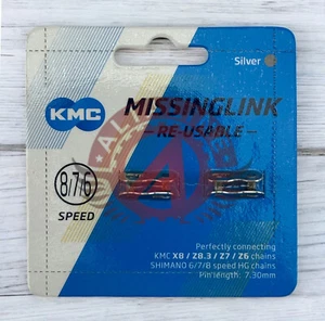 KMC Missing MASTER LINK 6 7 8 9 10 11 Speed Bicycle Chain Road Bike MTB. - Picture 1 of 10