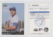 1991 Classic Best Dunedin Blue Jays Gregg Martin #6