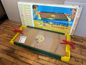 Juego de mesa vintage 1971 Ideal Crossfire Fastest Rapid Fire juego de acción con caja - Imagen 1 de 12