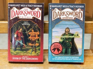 Lot of 2 DARKSWORD Paperback Books by Margaret Weis & Tracy Hickman - Picture 1 of 1