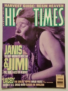 High Times Magazine September 1993 Janis Joplin Cover Jimi Hendrix Center - Picture 1 of 3