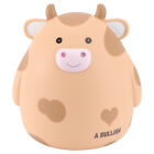 1pc children toys Piggy Money Box Resin Cow Figurins Cattle Money Pot Coin