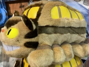 My Neighbor Totoro Stuffed Toy Cat Bus L Size 58cm Studio Ghibli Plush Doll New - Picture 1 of 13