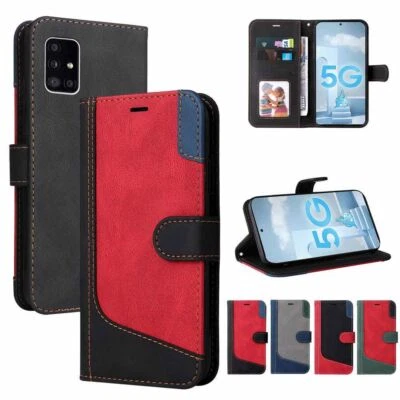 For Samsung A32 A22 A52s A51 A71 A13 A33 A53 Wallet Card Slot Leather Case Cover - Image 1 of 4