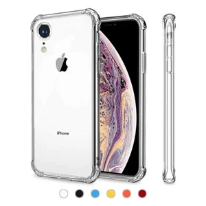 iPhone XR Clear Case 6.1 Inch Premium Soft TPU Gel Ultra-Thin  - Picture 1 of 2
