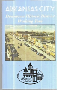 ARKANSAS CITY KANSAS DOWNTOWN HISTRICAL DISTRICT WALKING TOUR BOOKLET - Picture 1 of 1