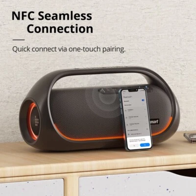 Tronsmart Bluetooth Lautsprecher IPX6 Lauter Audio Licht 10800mAh 24H Spielzeit