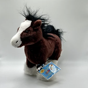 ๐ด New Webkinz Clydesdale Horse HM139 - Unused Tag, Pet & Smoke-Free ๐ด - Picture 1 of 1