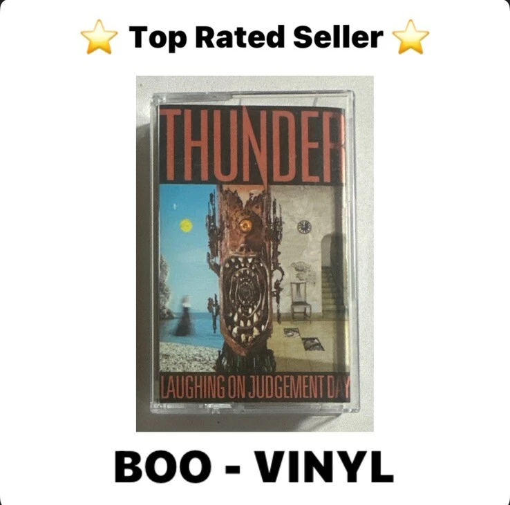 Thunder, Laughing On Judgement Day, Cassette Tape Ex / Ex Condition - Image 1 of 4