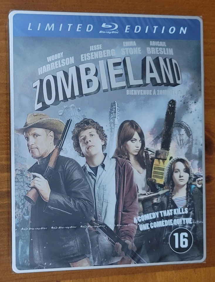 Zombieland Blu-ray Steelbook - Finland - New RARE Region FREE Foto 1 de 4
