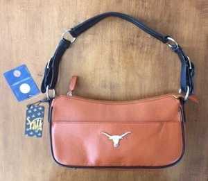 UNIVERSITY OF TEXAS LONGHORNS PURSE HANDBAG HAND BAG SHOULDER BAG Yima NWT - Picture 1 of 12