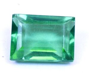 AAA Colombian 5.25 Ct Natural Green Emerald Shape Loose Gemstone Certified B5431