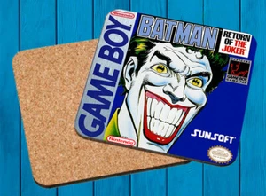 BATMAN RETURN OF THE JOKER NINTENDO GAME BOY POSAVASOS MADERA WOODEN COASTERS - Imagen 1 de 1