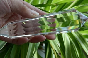 Varita de pájaro de cuarzo con punta de cristal de 13 lados transparente 99 % alta altitud real del Himalaya - Imagen 1 de 9