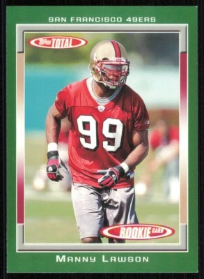 2006 Topps Total #535 Manny Lawson RC - Image 1 of 2