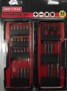 Craftsman 26458 Screwdriving Insert Bit Set 32-Piece - Picture 1 of 2