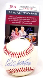 Eddie Matthews Signed Autograph Auto NL Baseball ATLANTA BRAVES JSA 💎 - Picture 1 of 8