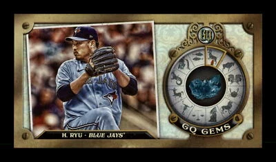 2022 Topps Gypsy Queen Gems #GGM-16 Hyun-jin Ryu Toronto Blue Jays - Image 1 of 2