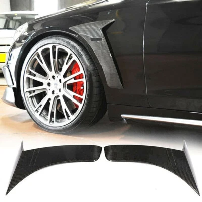 Настоящие карбоновые боковые вентиляционные плавники крыла для Mercedes Benz W222 S63 S65 2014-20 - Изображение 1 из 4