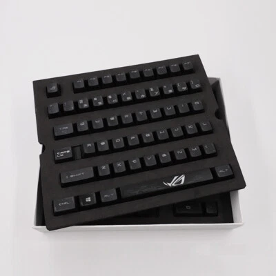 ROG Theme ABS Keycaps Backlit 104 Keys Black OEM Height For Mechanical Keyboard - Image 1 of 4