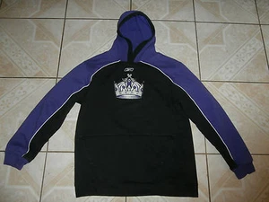 Reebok Los Angeles Kings NHL Hockey Hoodie Pullover Jacket Sewn Logo Junior XL  - Picture 1 of 4