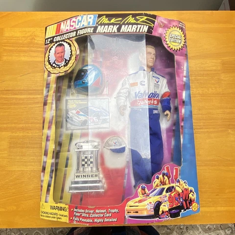 Mark Martin Nascar 12" Collector Action Figure Doll TOYBIZ Special Edition new Cover