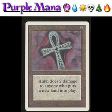 Ankh of Mishra Unlimited Edition  MTG Magic the Gathering Reserved List