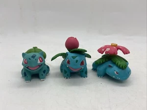 Pokemon Tomy Figure Bulbasaur Ivysaur Venusaur 1st Gen Full Evovution Nintendo - Picture 1 of 18
