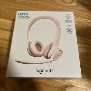 Logitech - H390 Wired USB On-Ear Stereo Headphones - Rose - Bild 1 von 3