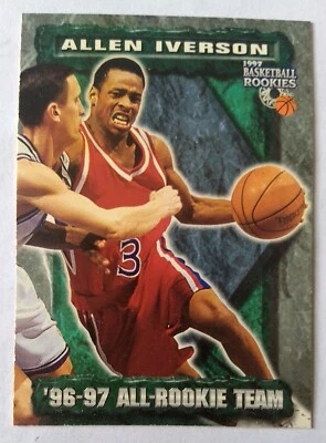 ALLEN IVERSON, 1997-98 SCORE BOARD ROOKIES #73 - Image 1 of 2