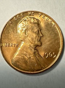 1965 Lincoln Cent Penny Coin Gem From Bank Wrapped Rolls - Picture 1 of 1