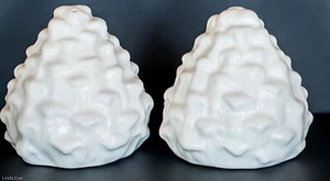Agitadores de sal y pimienta de porcelana blanca para vacaciones/invierno ~ EXCELENTES - Imagen 1 de 4