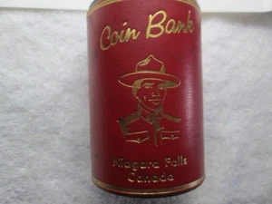 Vintage Souvenir Niagara Falls Canada, Canadian Mountie Coin Bank - Picture 1 of 5