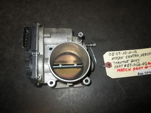 08-12 CUERPO ACELERADOR NISSAN SENTRA VERSA #ET-A60-02 (CAJA-11069)/ - Imagen 1 de 2